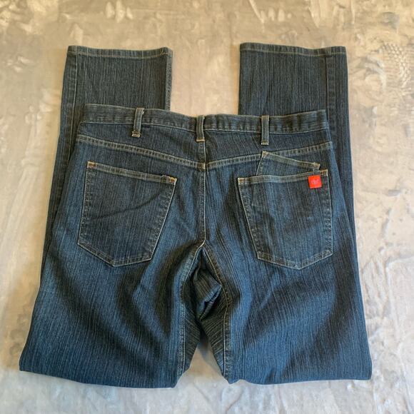 Chi Jeans SF Women's 12 (3)‎ Denim Dark Denim Straight Leg Diamond Crotch (0365) - Picture 12 of 13